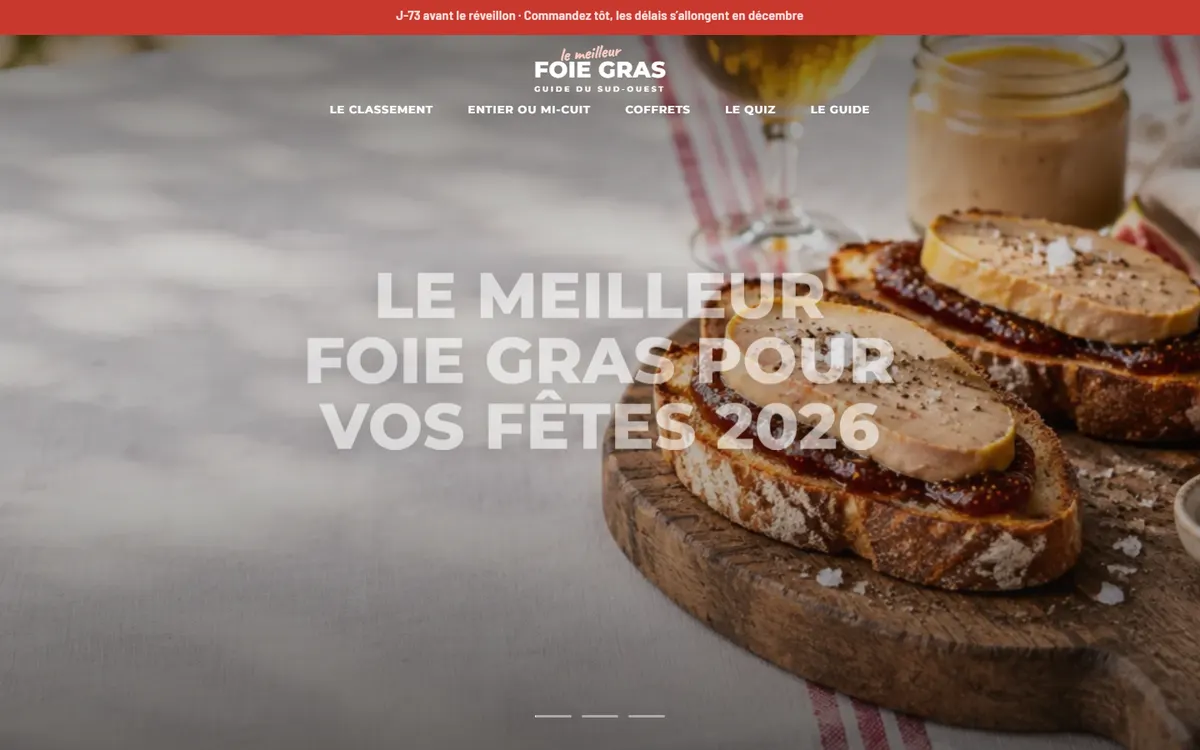 Meilleurfoiegras.fr, guides d’achat et recettes autour du foie gras