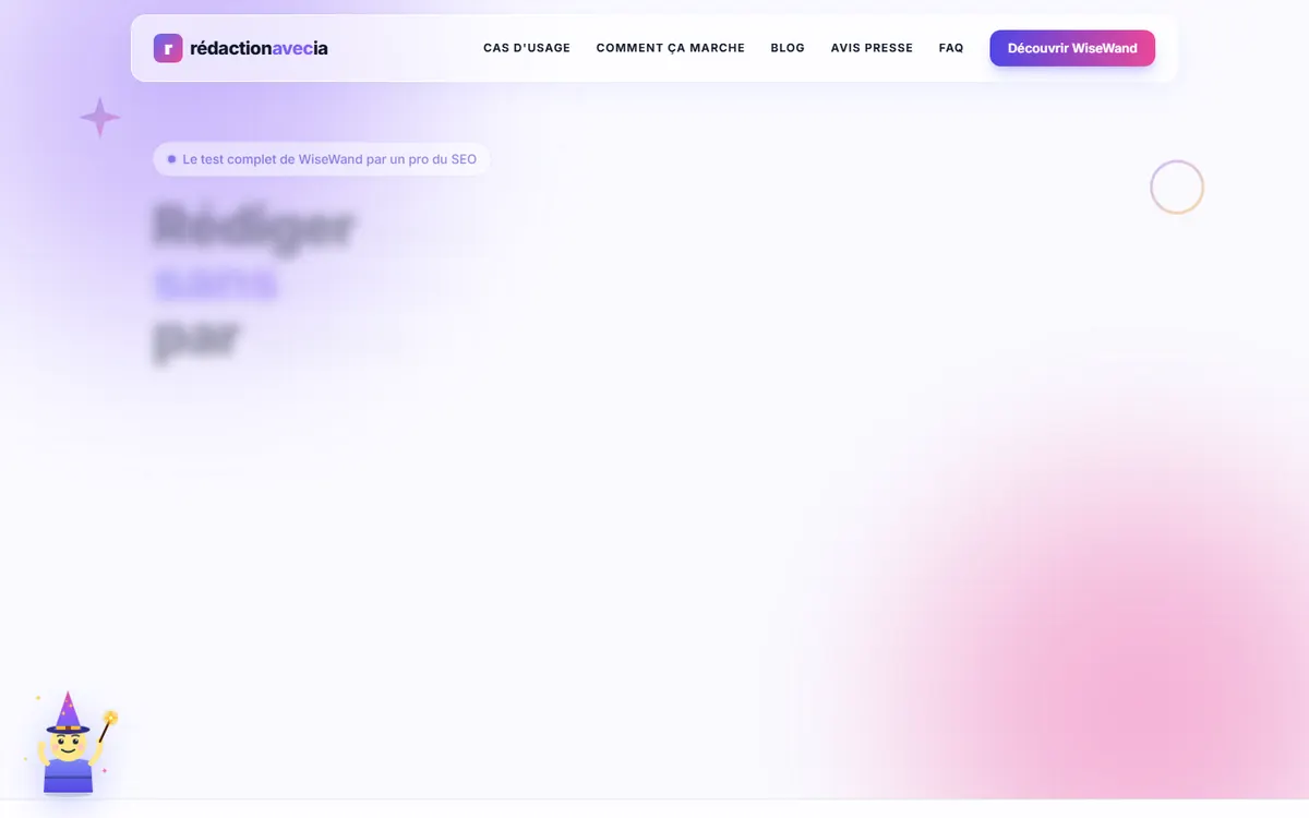 Redactionavecia.fr, test complet de la rédaction assistée par IA