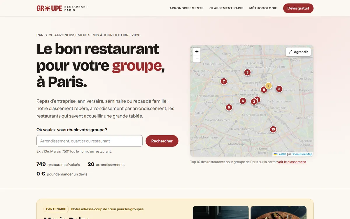 Restaurants à Paris : deux classements fondés sur les avis Google, pas sur l’intuition